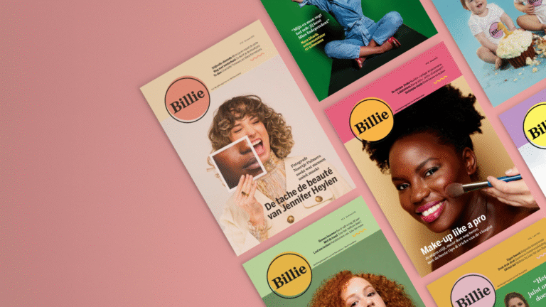 Série de couvertures du magazine Billie