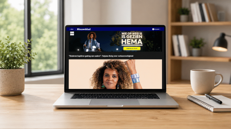 Hema campagne Nieuwsblad display