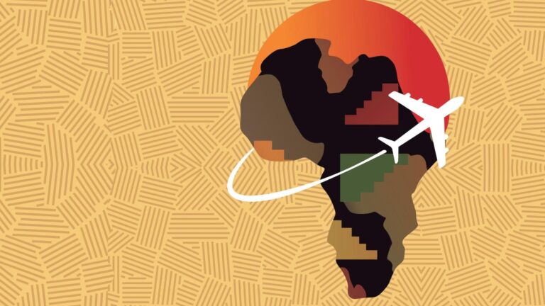 Afrika landkaart - Coming from America - TLC