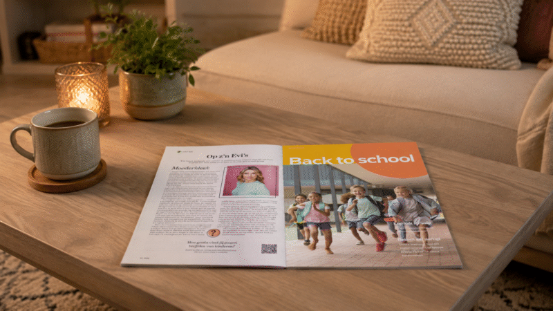 MockUp magazine Back to School artikel Ads & Data