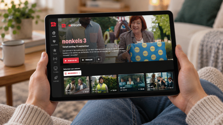 Play-programma Nonkels in tablet device via Play-app